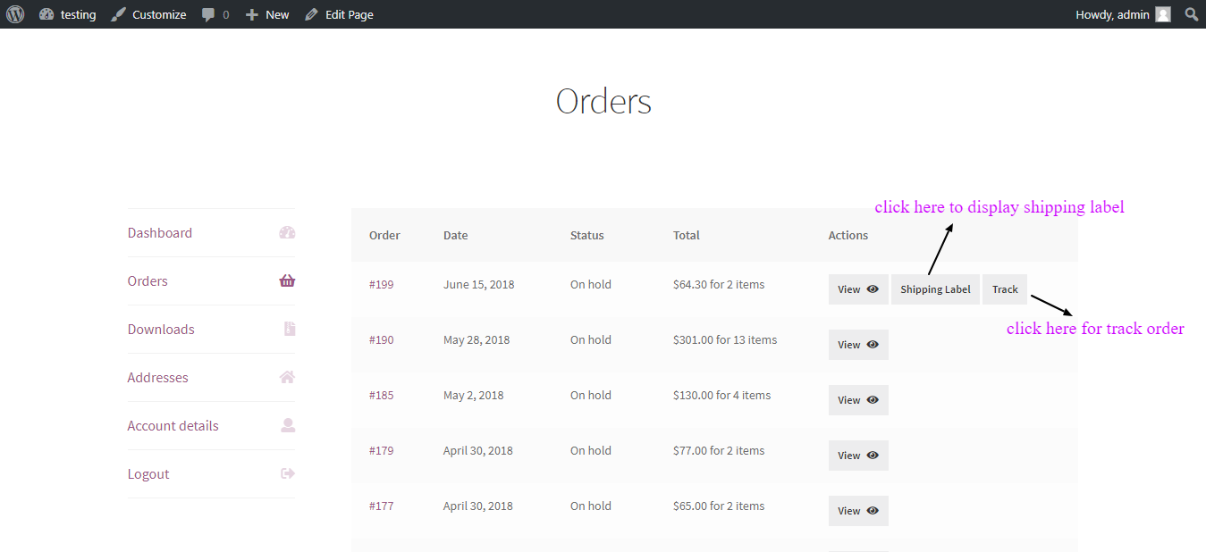 Woocommerce Usps Shipping Print Label And Tracking
